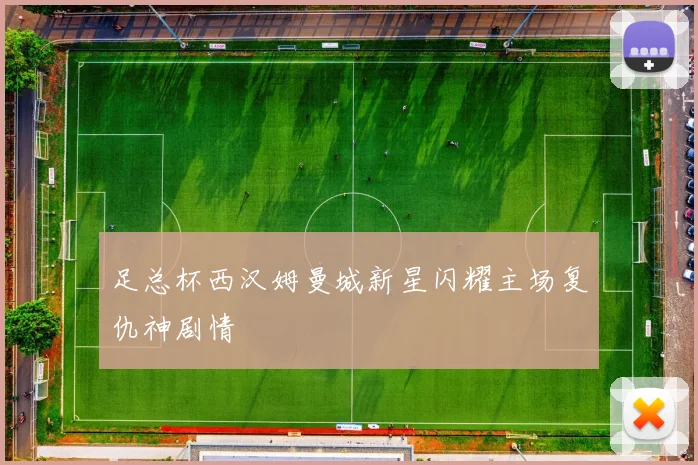 足总杯西汉姆曼城新星闪耀主场复仇神剧情